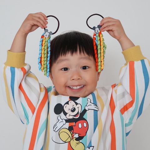 キッズ　2Pポニー(はるぴのママ/ディズニー)