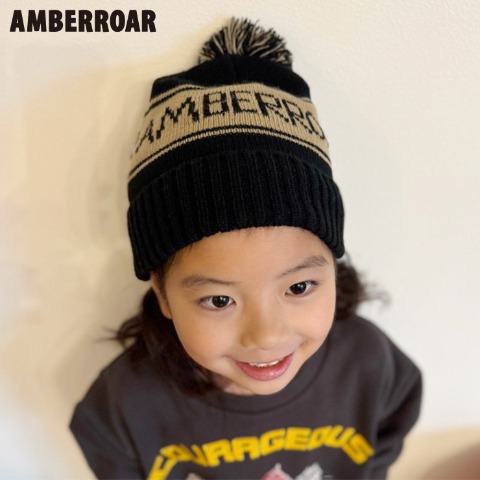 キッズ　ニット帽（54～56cm・AMBERROAR）