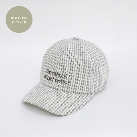 キッズ　帽子（54～56cm・モリノリンクル）