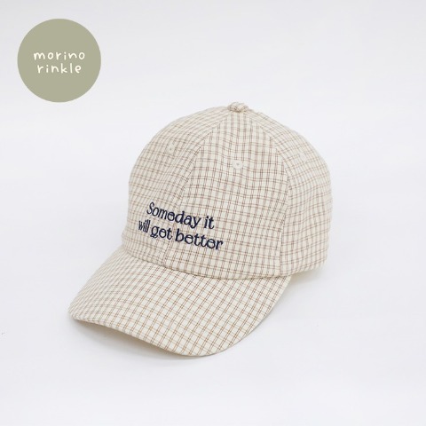 キッズ　帽子（54～56cm・モリノリンクル）