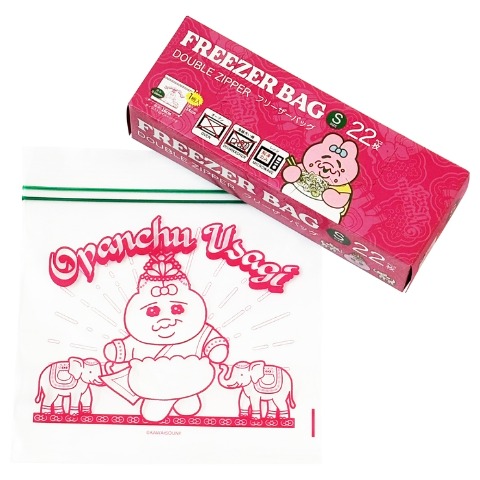 フリーザーバッグ Sサイズ（おぱんちゅうさぎ）