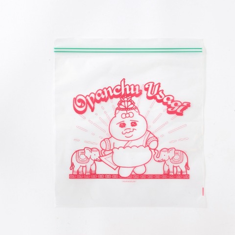 フリーザーバッグ Lサイズ（おぱんちゅうさぎ）