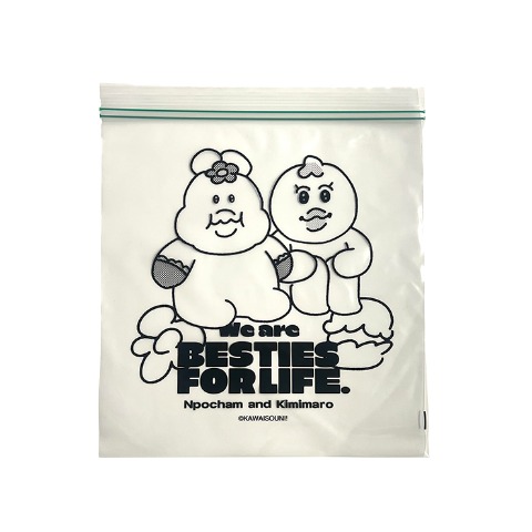 フリーザーバッグL（んぽちゃむ）