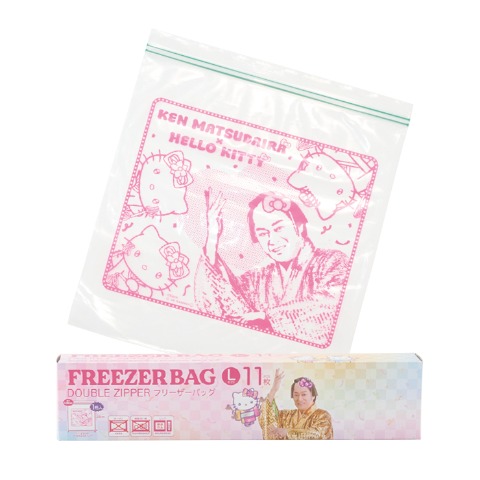 フリーザーバッグ（マツケンサンバ×ハローキティ）