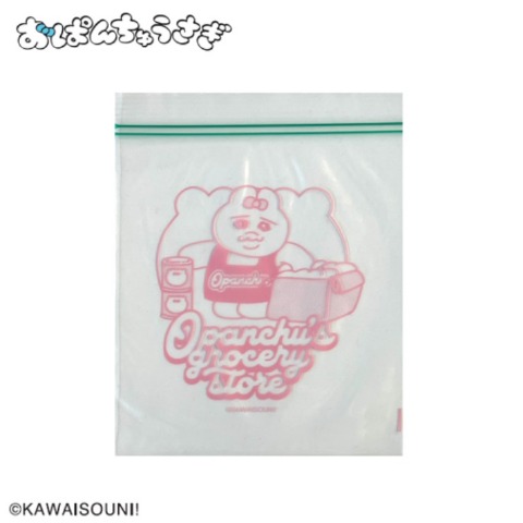 フリーザーバッグM（おぱんちゅうさぎ）