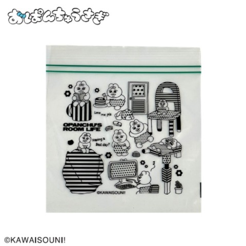 フリーザーバッグS（おぱんちゅうさぎ）