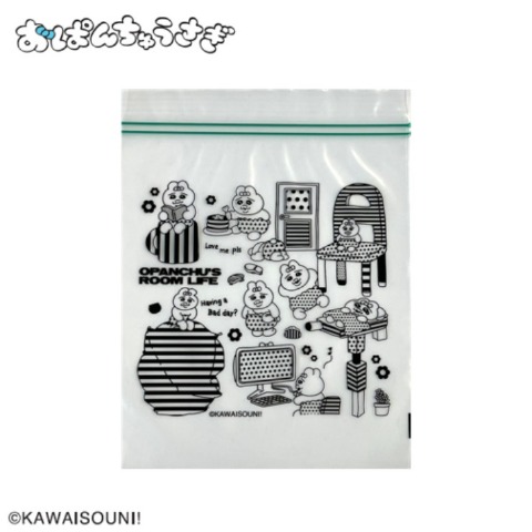 フリーザーバッグM（おぱんちゅうさぎ）