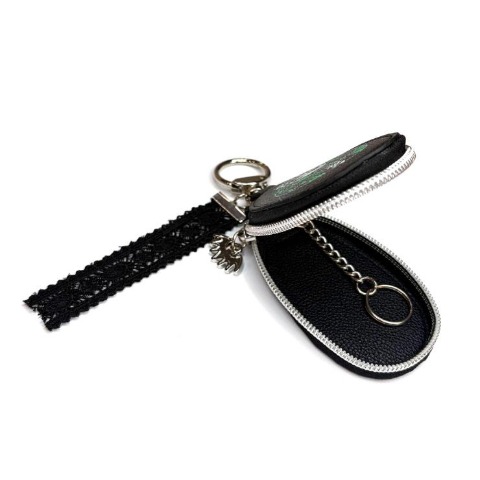 合皮ミニポーチチャーム（ナイトメアー・ビフォア・クリスマス）