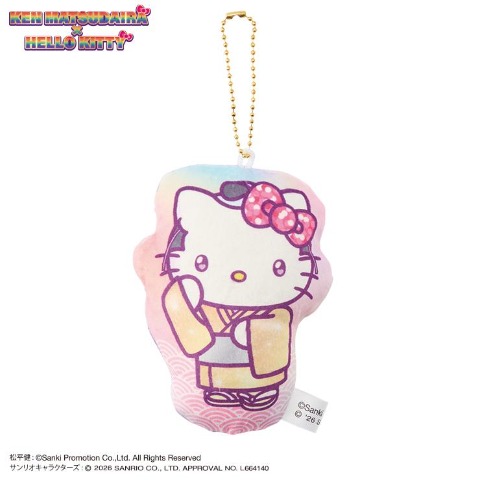 ぬいぐるみチャーム（マツケンサンバ×ハローキティ）