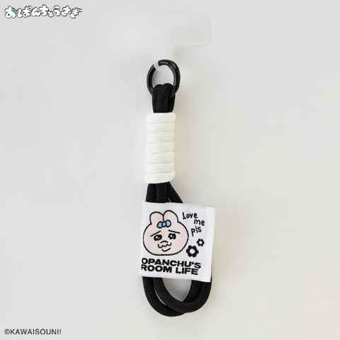 スマホストラップ（おぱんちゅうさぎ）