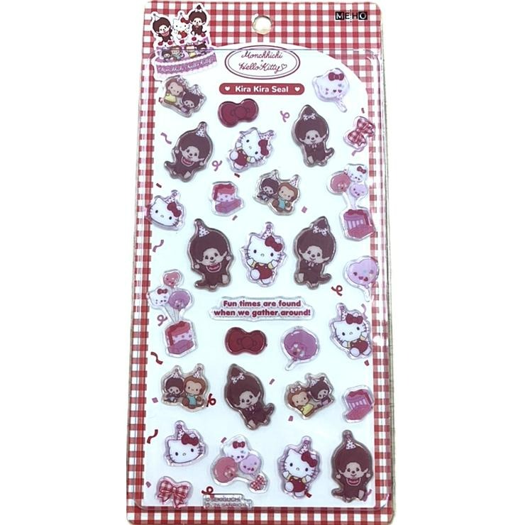 キラキラシール MONCHHICHI×HELLO KITTY（サンリオ） | しまむら
