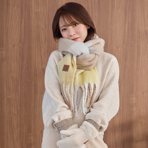 レディース　マフラー(yumi)