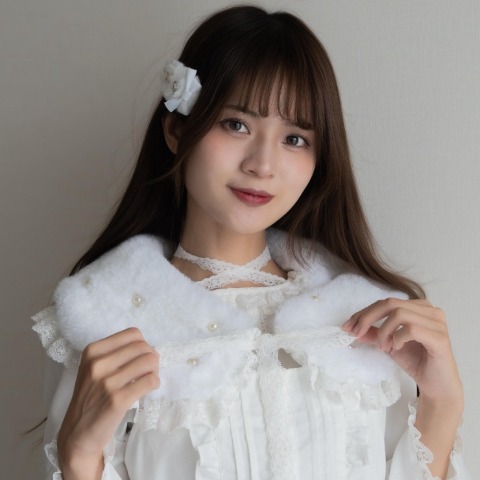 レディース　つけ襟（眞白ありす）