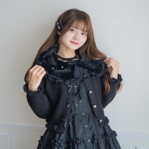 レディース　つけ襟（眞白ありす）