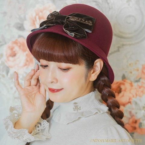 レディース　リボンメトロハット（青木美沙子×NINA'S）