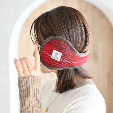 レディース　イヤーマフ（HARRIS TWEED）（MUMU）