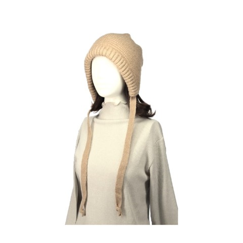レディース　モヘアニットフード（Helm）