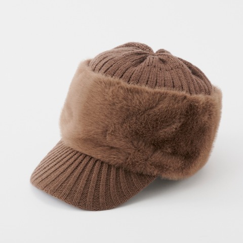 レディース　ニットキャスケット（MUMU）