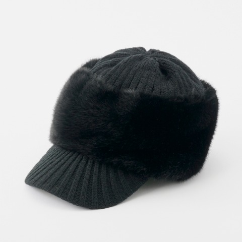 レディース　ニットキャスケット（MUMU）