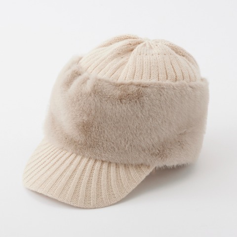 レディース　ニットキャスケット（MUMU）