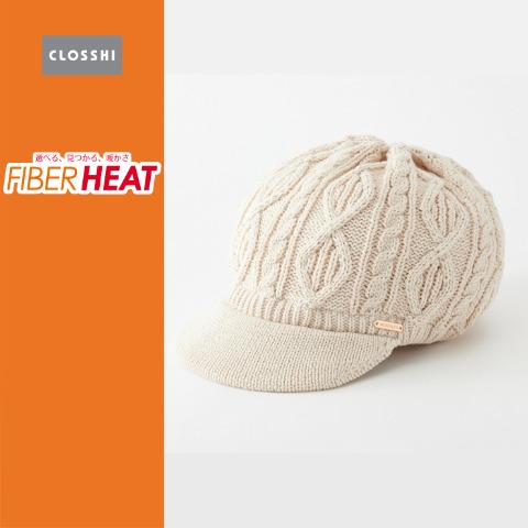 レディース ニットキャス (FIBERHEAT×MUMU)