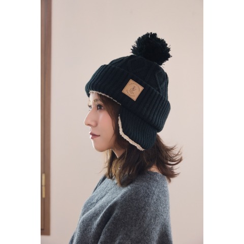 レディース　耳付きニットワッチ（yumi）