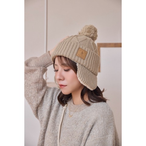 レディース　耳付きニットワッチ（yumi）