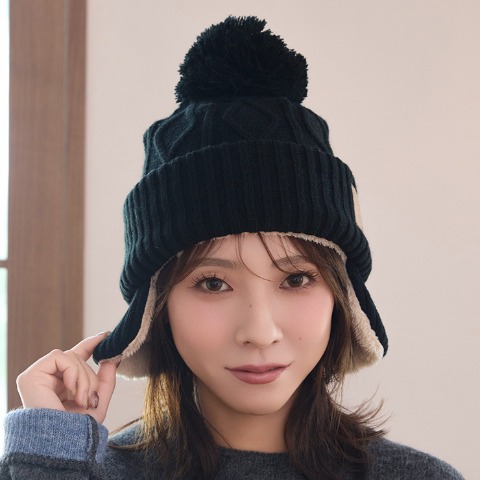 レディース　耳付きニットワッチ（yumi）