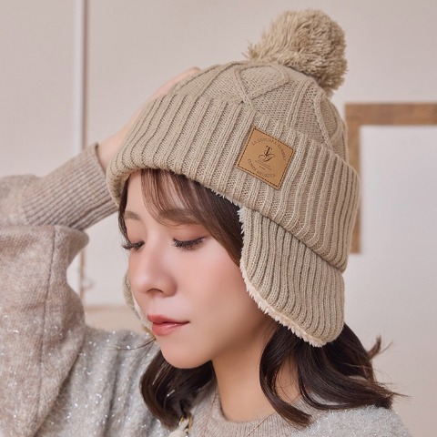 レディース　耳付きニットワッチ（yumi）