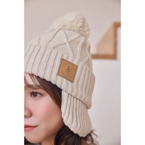 レディース　耳付きニットワッチ（yumi）