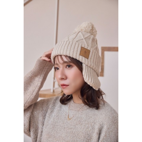 レディース　耳付きニットワッチ（yumi）