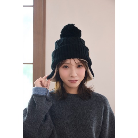 レディース　耳付きニットワッチ（yumi）