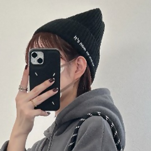 レディース　ニット帽（rumi）