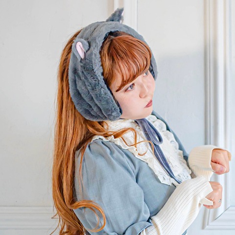 レディース　耳付きイヤーマフラー（Disney/Kaho）