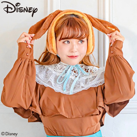 レディース　耳付きイヤーマフラー（Disney/Kaho）