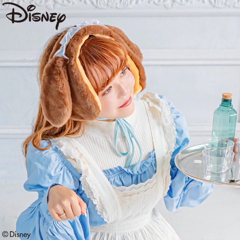 レディース　耳付きイヤーマフラー（Disney/Kaho）