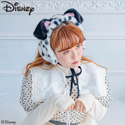 レディース　耳付きイヤーマフラー（Disney/Kaho）