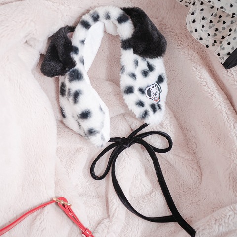 レディース　耳付きイヤーマフラー（Disney/Kaho）