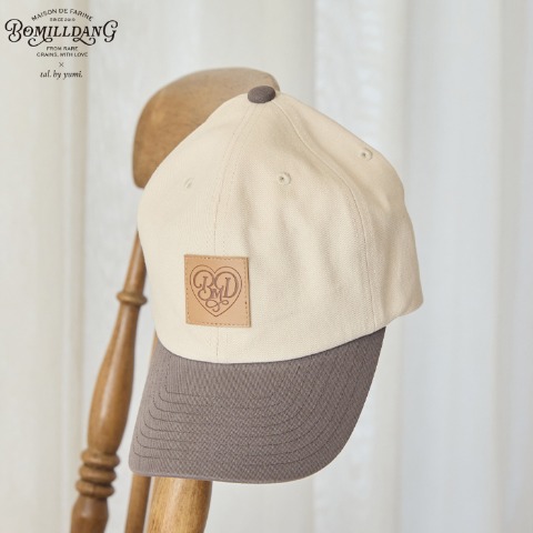 レディース　ツイルコンビキャップ（yumi×BOMILLDANG）