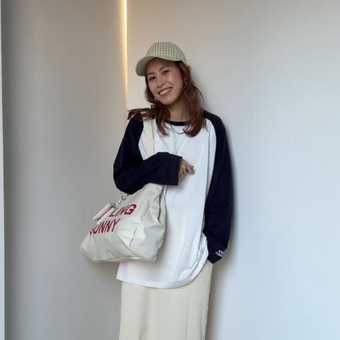 レディース　チェックキャップ（saori）