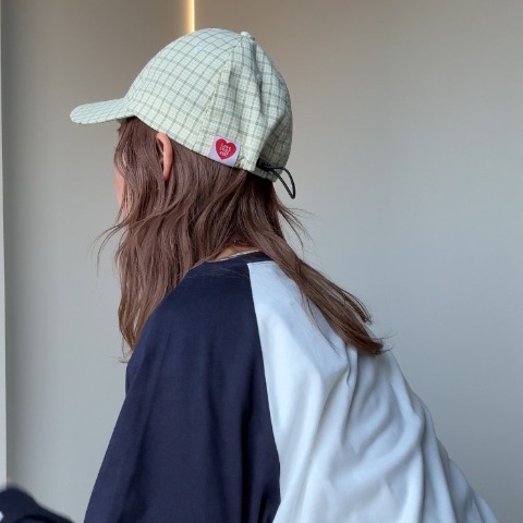 レディース　チェックキャップ（saori）