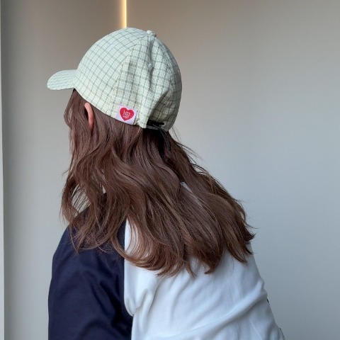 レディース　チェックキャップ（saori）