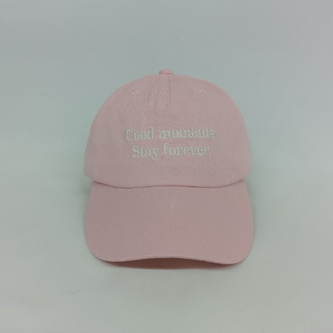 レディース　ロゴ刺繍キャップ（saori） ライトピンク 310