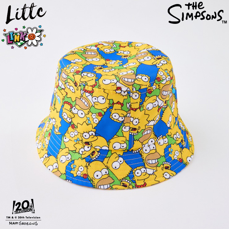 しまむら ニック シャツ・パンツ・帽子 3点セット レディース 帽子（57.5cm・LITTC・LINK＠・MINT/シンプソンズ