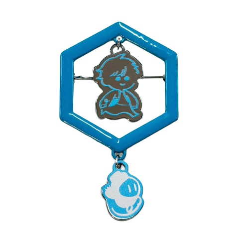 ブローチ6点・缶バッジ1点付きコンプリートセット（ドズル社）