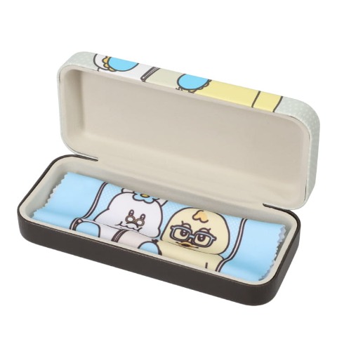 メガネケース　クロス付（んぽちゃむ）