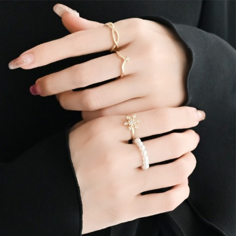 レディース　リング　4点セット（MUMU）