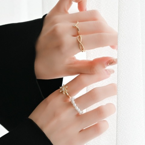 レディース　リング　4点セット（MUMU）