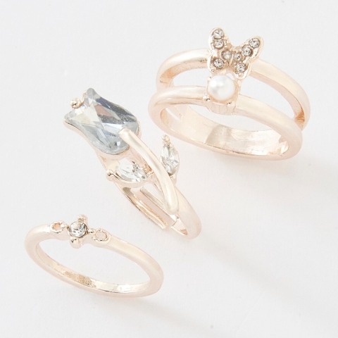 レディース　リング　3点セット（Coco）