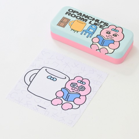 メガネケース クロス付（おぱんちゅうさぎ）